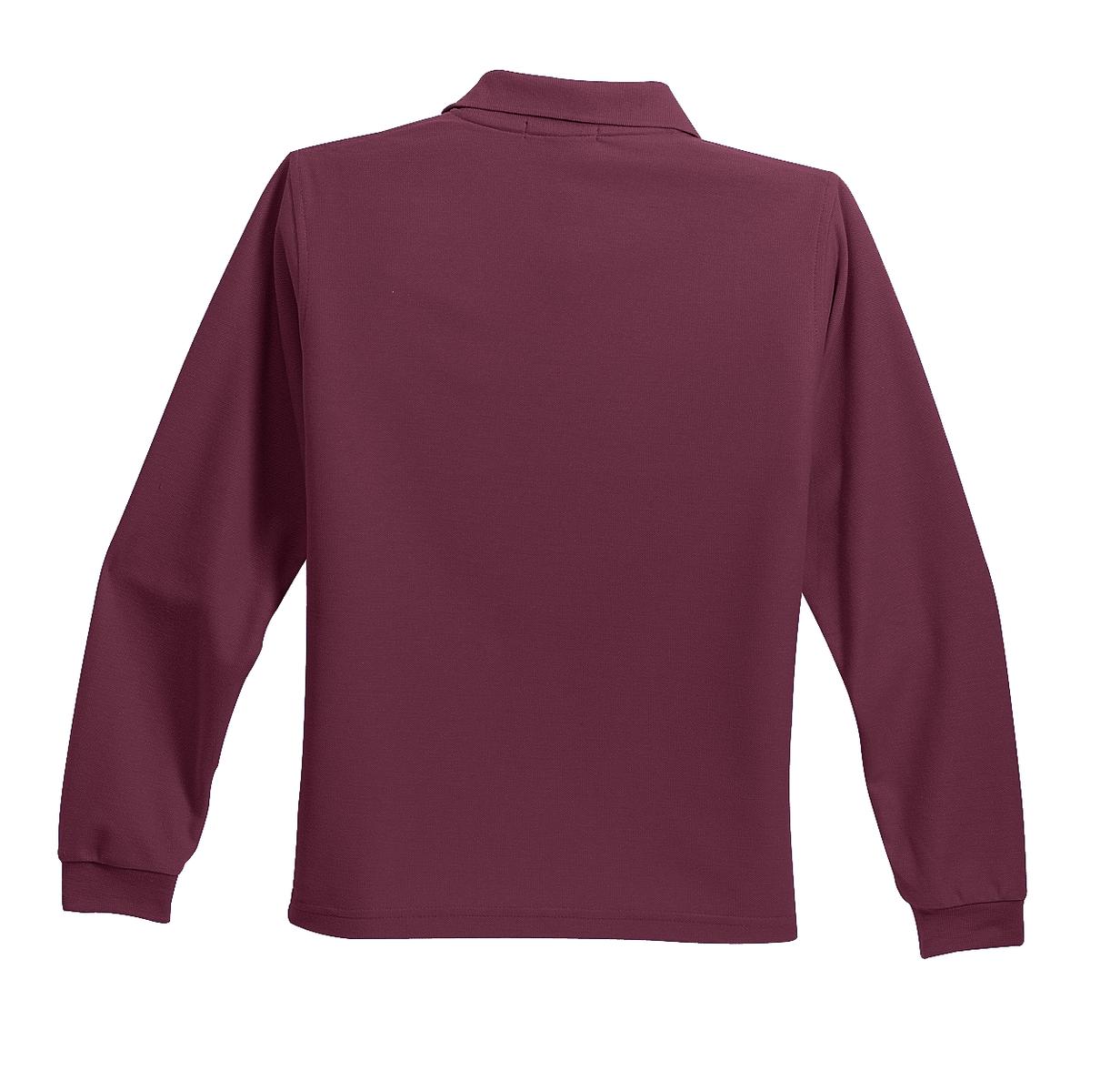 Port Authority Youth Long Sleeve Silk Touch Polo. Y500LS