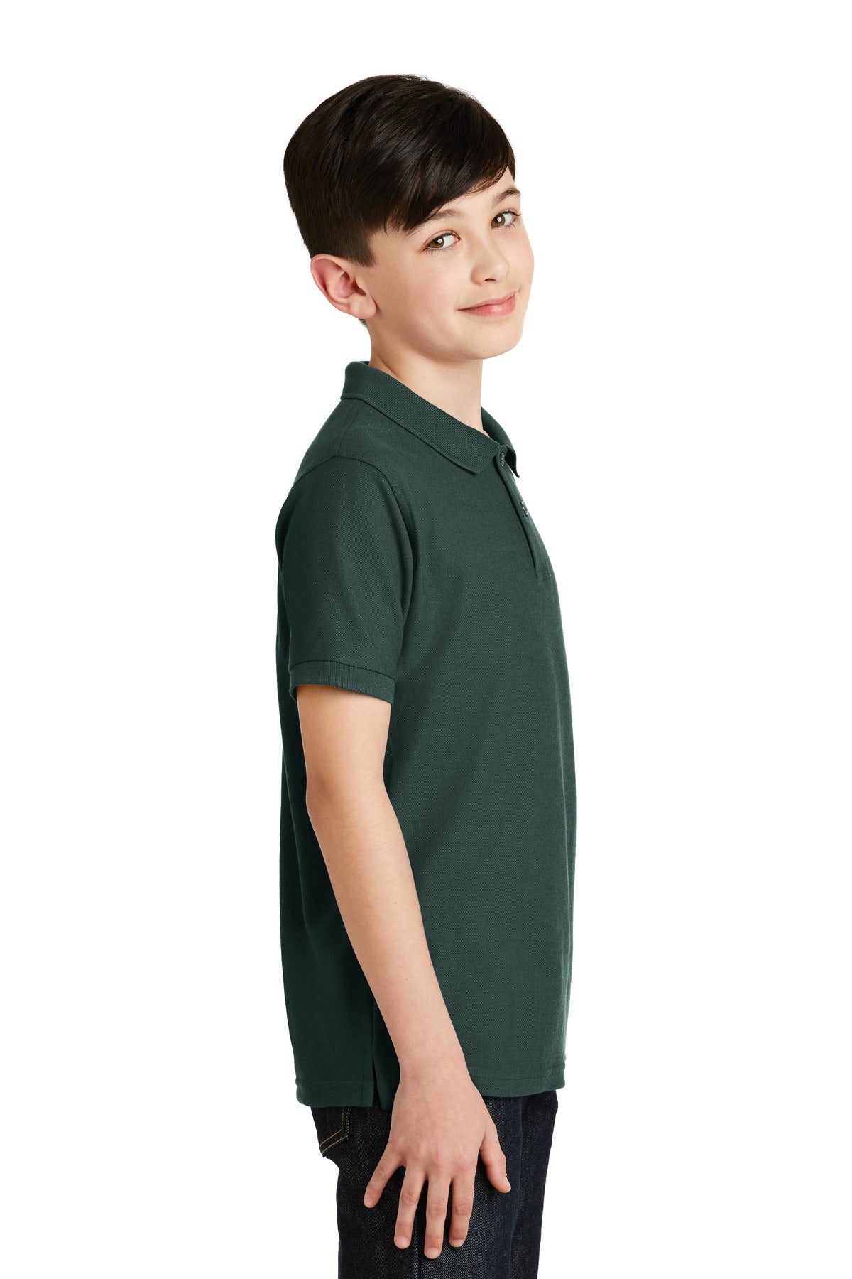 Port Authority Youth Silk Touch Polo. Y500