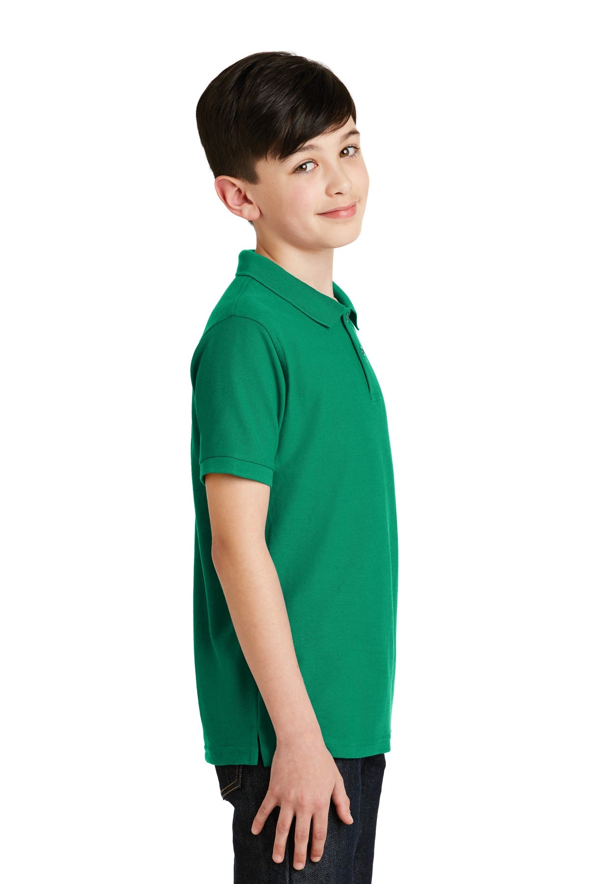 Port Authority Youth Silk Touch Polo. Y500