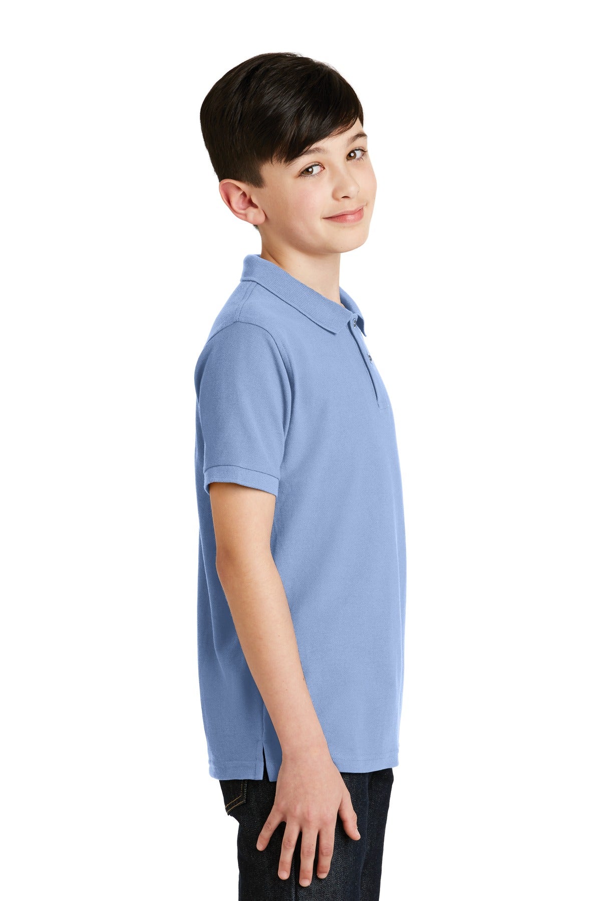Port Authority Youth Silk Touch Polo. Y500