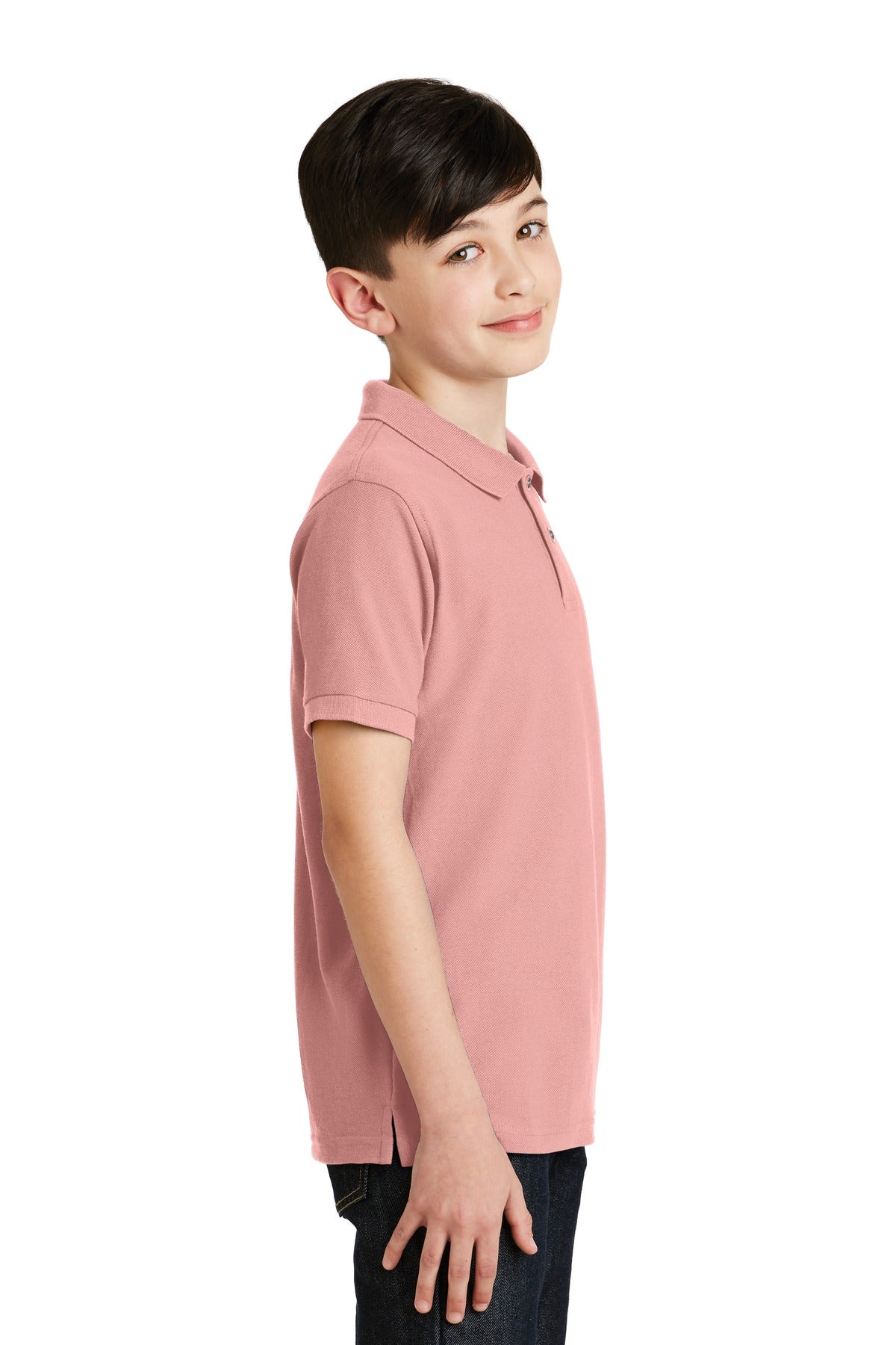 Port Authority Youth Silk Touch Polo. Y500