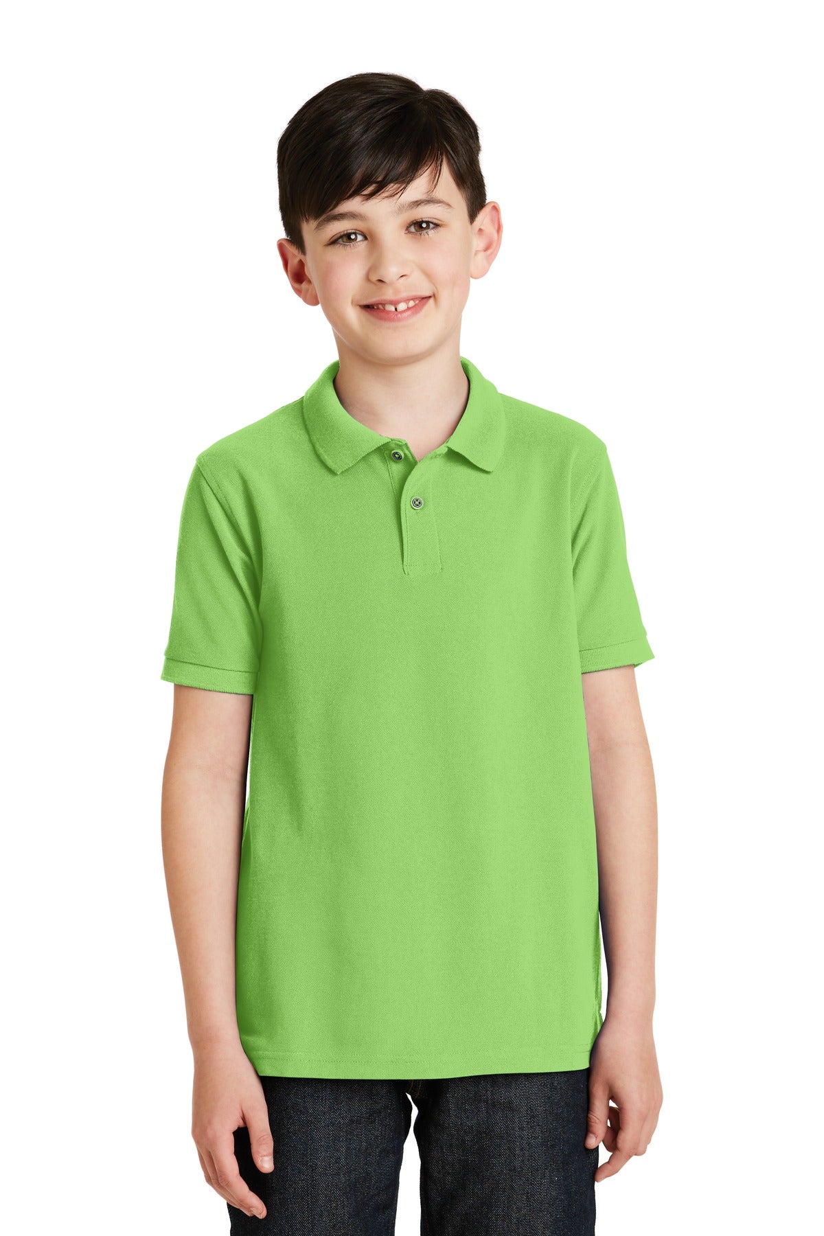 Port Authority Youth Silk Touch Polo. Y500