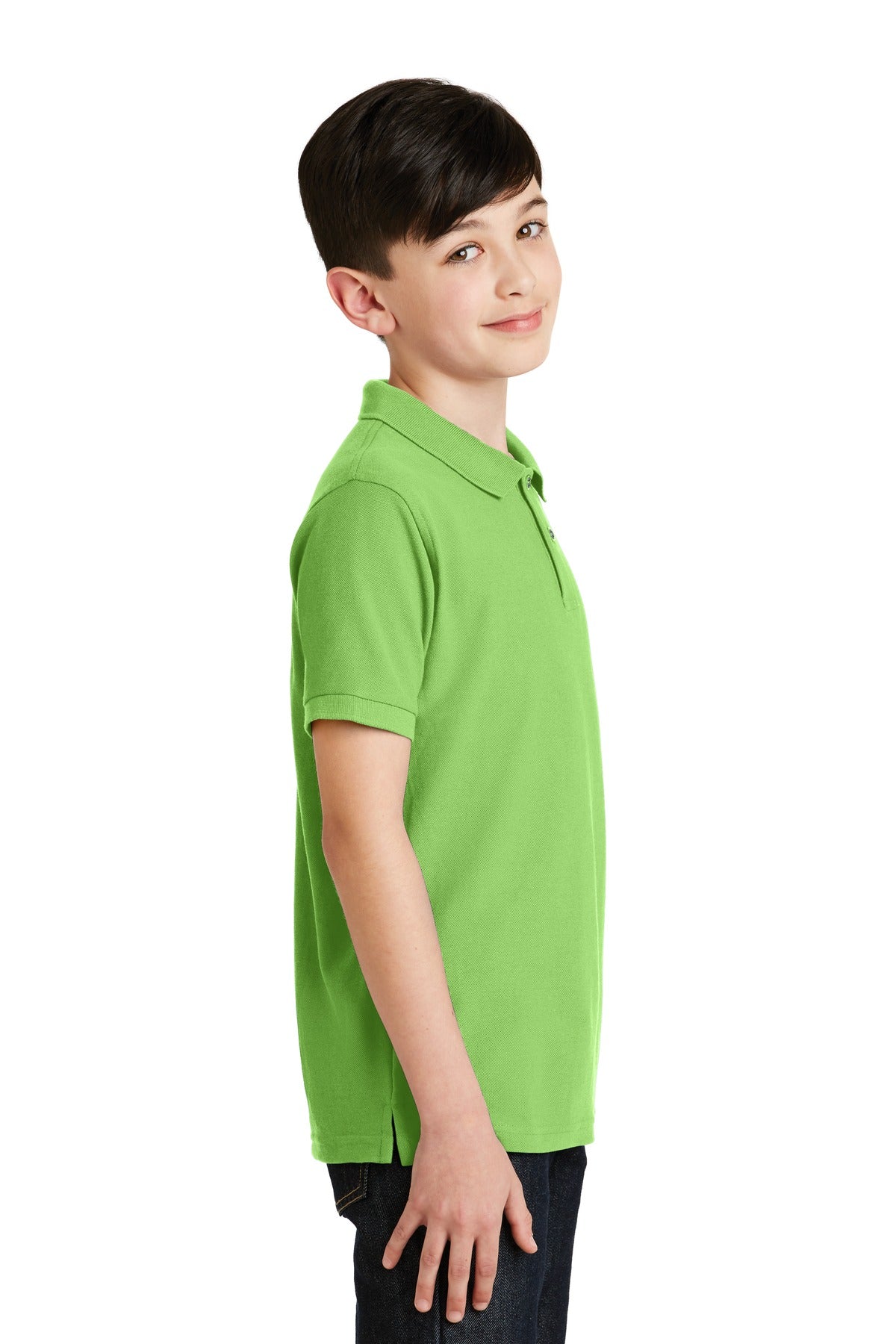 Port Authority Youth Silk Touch Polo. Y500