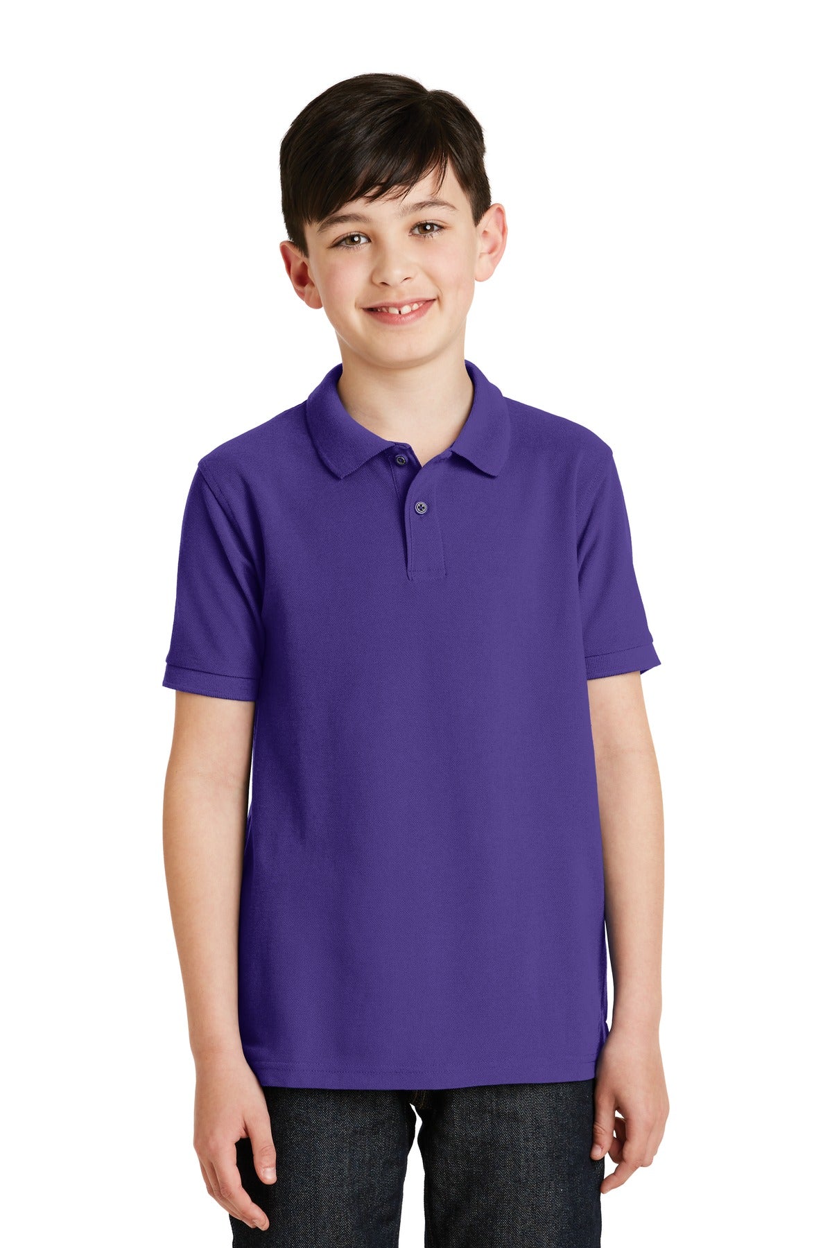 Port Authority Youth Silk Touch Polo. Y500