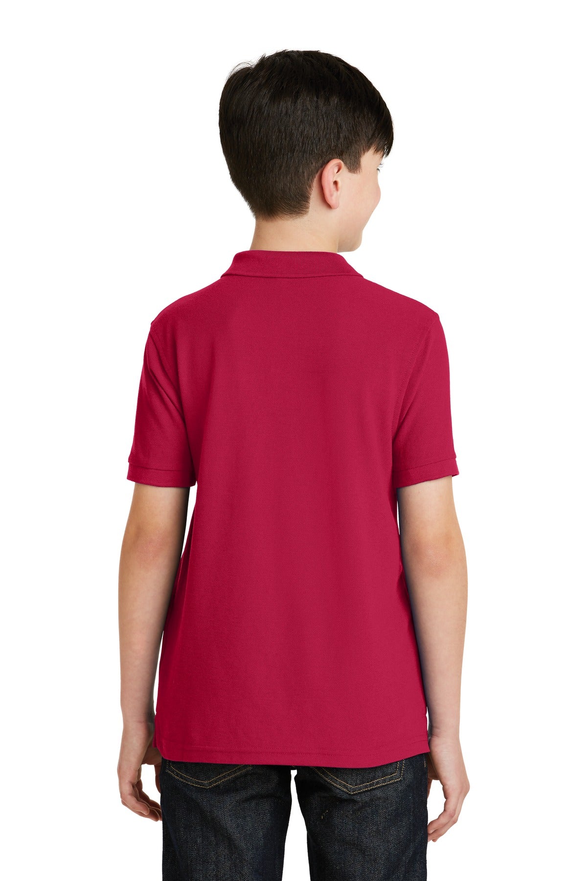 Port Authority Youth Silk Touch Polo. Y500