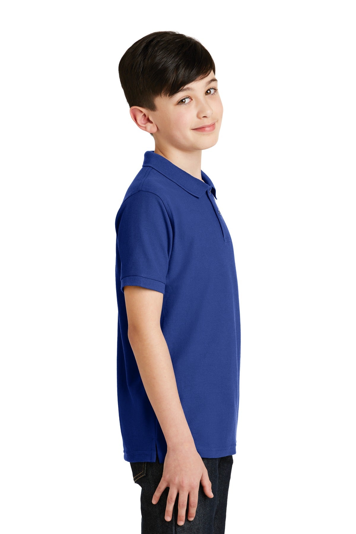 Port Authority Youth Silk Touch Polo. Y500