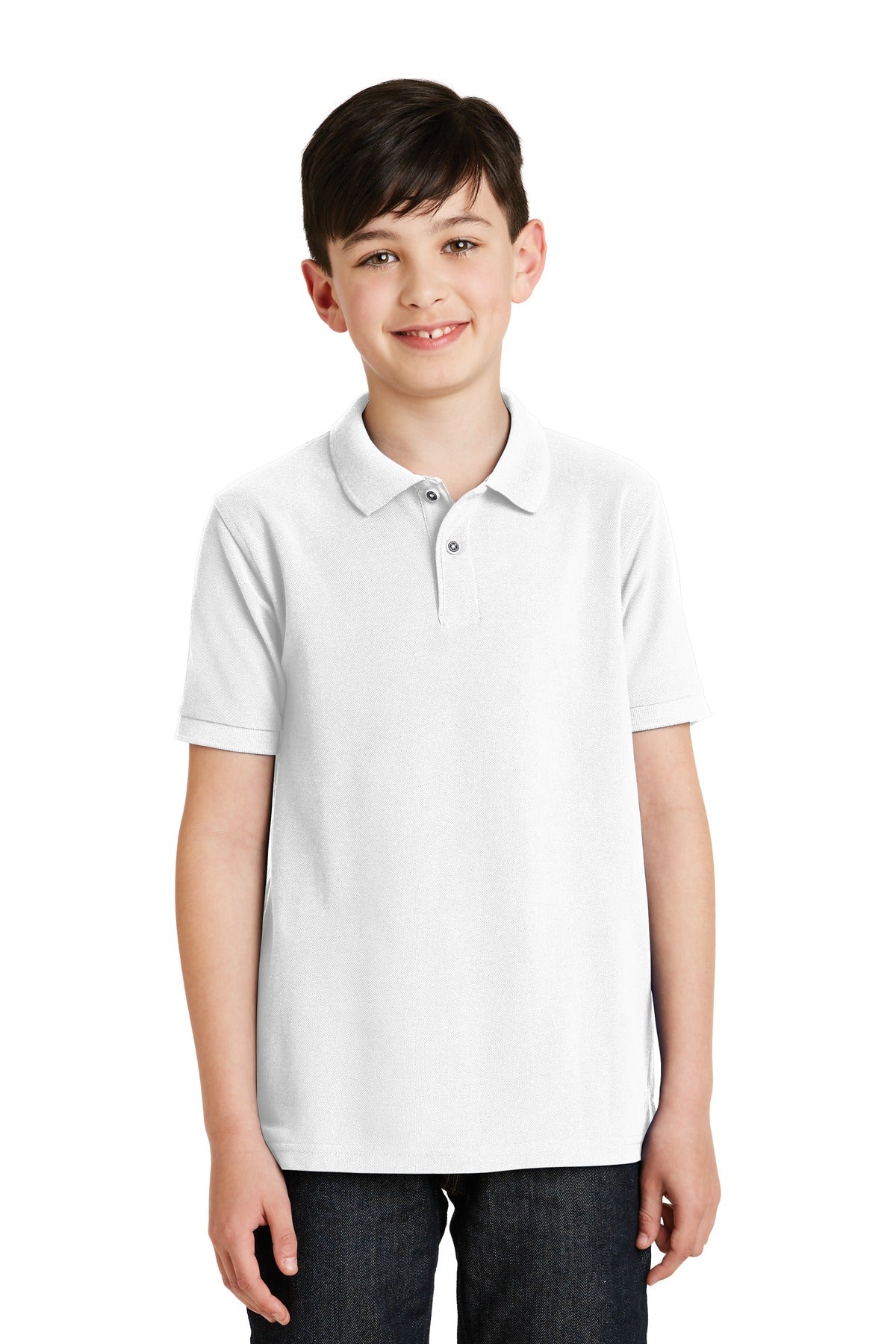 Port Authority Youth Silk Touch Polo. Y500