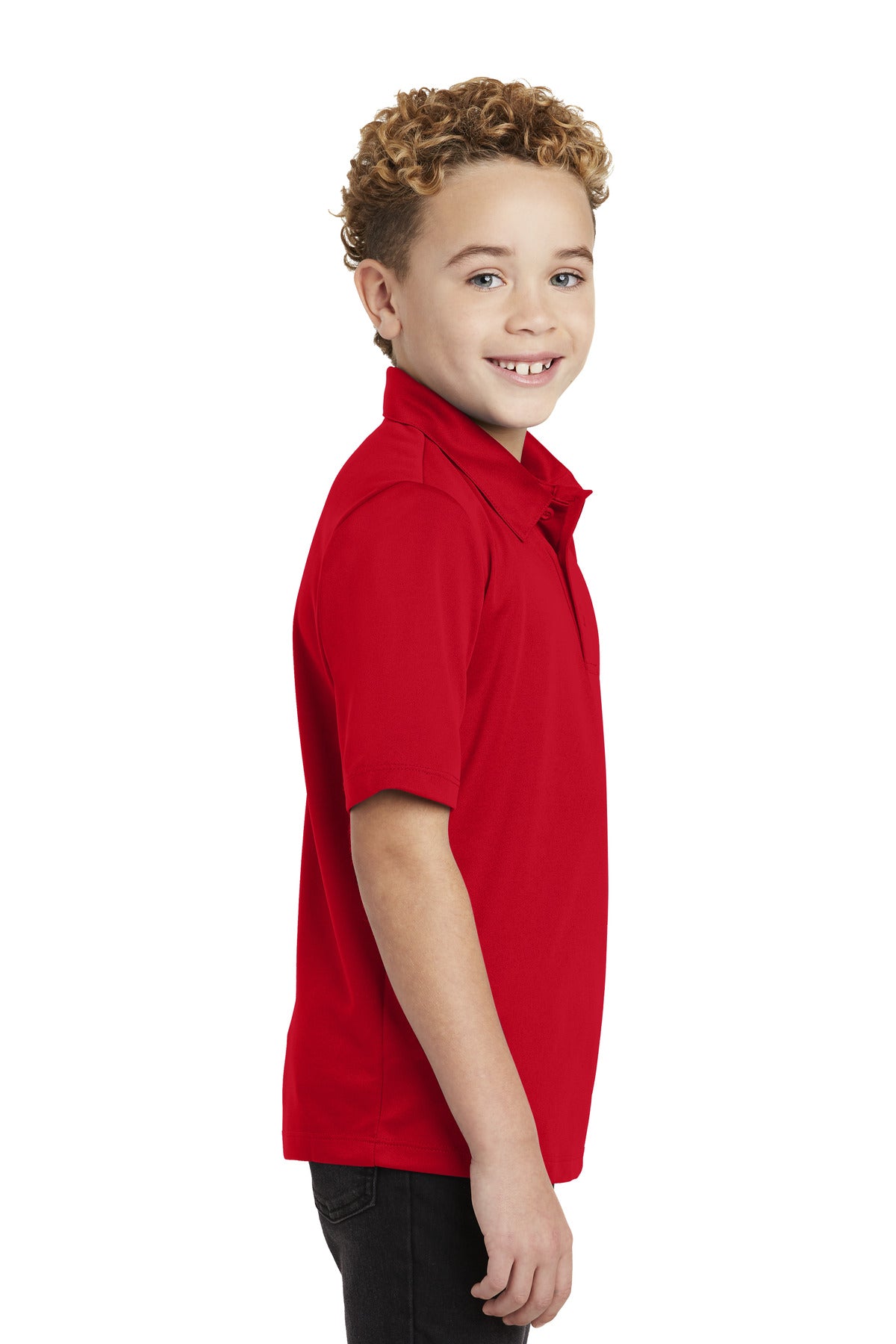 Port Authority Youth Silk Touch Performance Polo. Y540