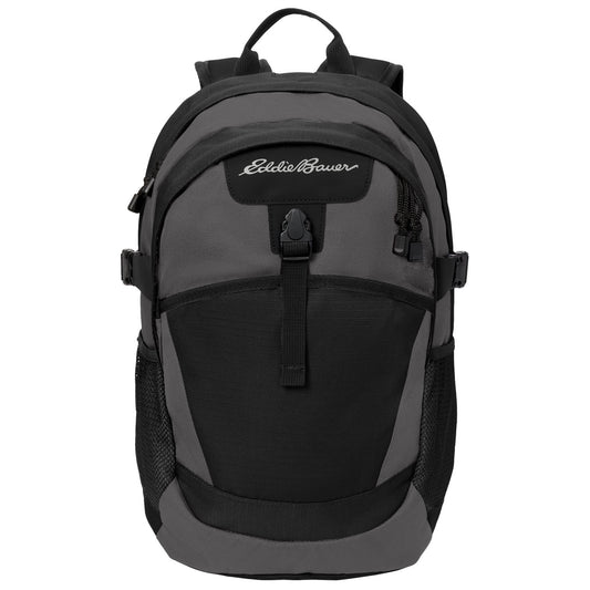 Eddie Bauer® Ripstop Backpack. EB910 (Black/ Grey Steel)