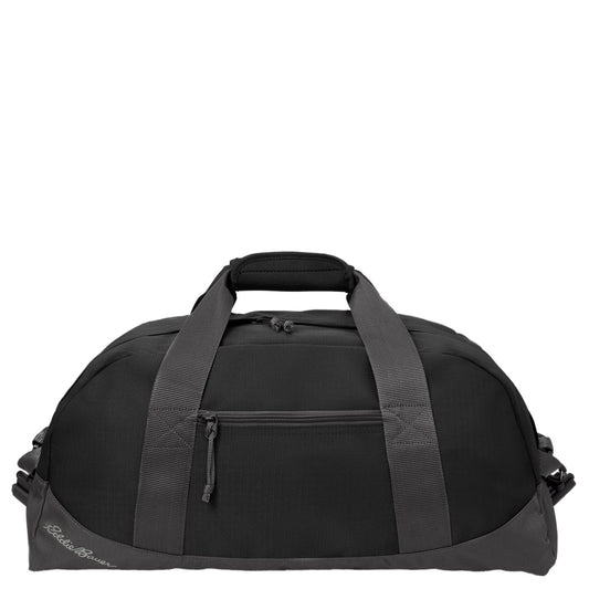 Eddie Bauer® Medium Ripstop Duffel. EB900 (Black/ Grey Steel)