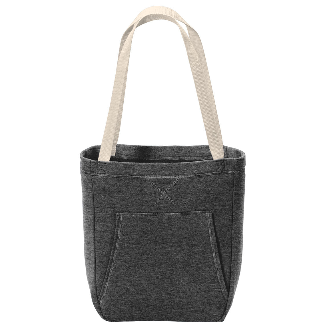 Port & Company ® Core Fleece Sweatshirt Tote BG415 (Dark Heather Grey)