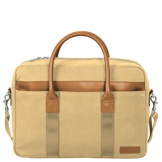 Brooks Brothers® Wells Briefcase BB18830 (Ledger Khaki)