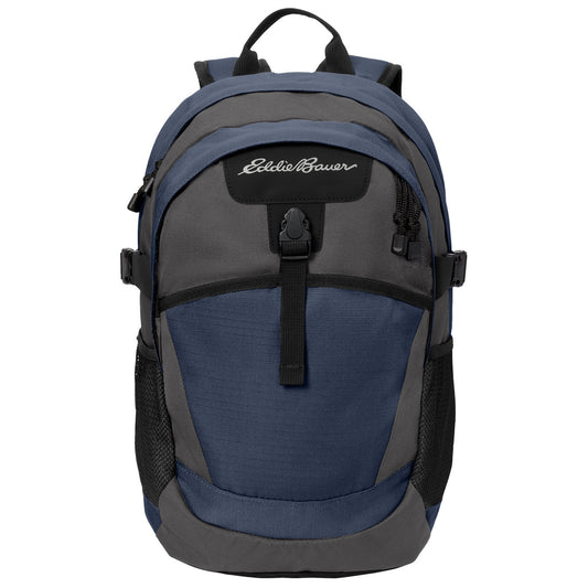 Eddie Bauer® Ripstop Backpack. EB910 (Coast Blue/ Grey Steel)
