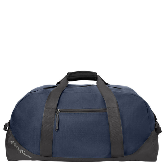 Eddie Bauer® Large Ripstop Duffel. EB901 (Coast Blue/ Grey Steel)