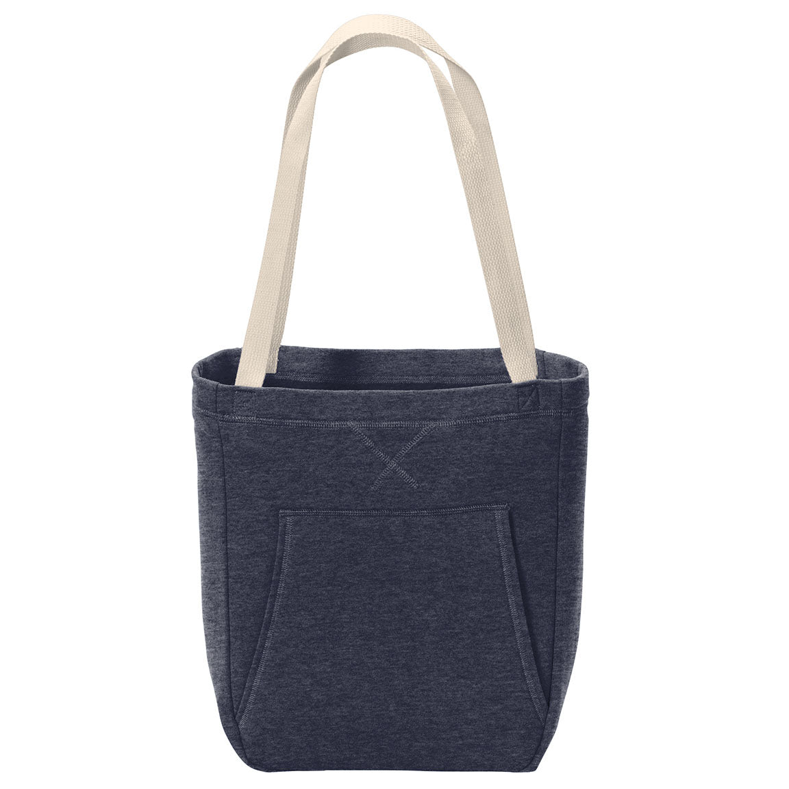 Port & Company ® Core Fleece Sweatshirt Tote BG415 (Heather Navy)
