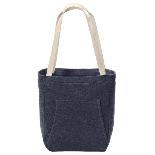 Port & Company ® Core Fleece Sweatshirt Tote BG415 (Heather Navy)