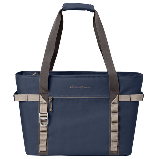 Eddie Bauer® Max Cool Tote Cooler EB801 (River Blue Navy/ Chrome)