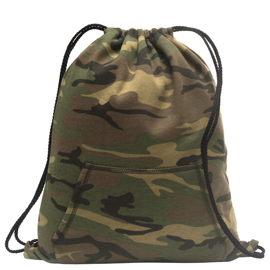 Port & Company® Core Fleece Sweatshirt Cinch Pack. BG614 (Military Camo)