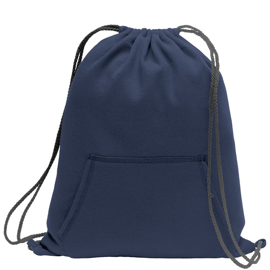 Port & Company® Core Fleece Sweatshirt Cinch Pack. BG614 (Navy)