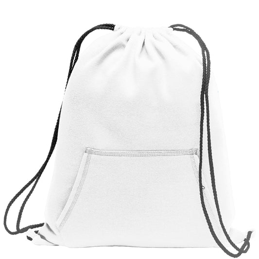 Port & Company® Core Fleece Sweatshirt Cinch Pack. BG614 (White)