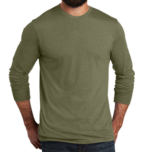Allmade ® Unisex Tri-Blend Long Sleeve Tee AL6004 (Olive You Green)