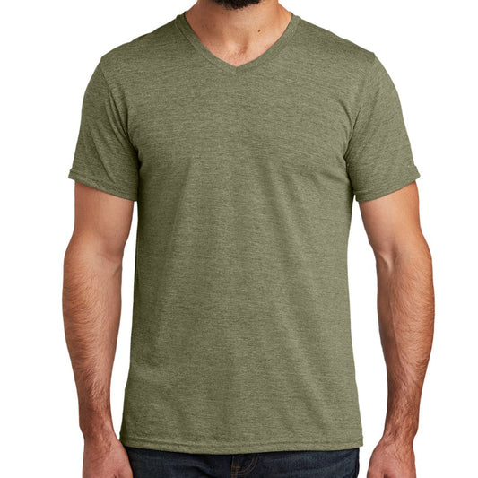 Allmade ® Unisex Tri-Blend V-Neck Tee AL2014 (Olive You Green)