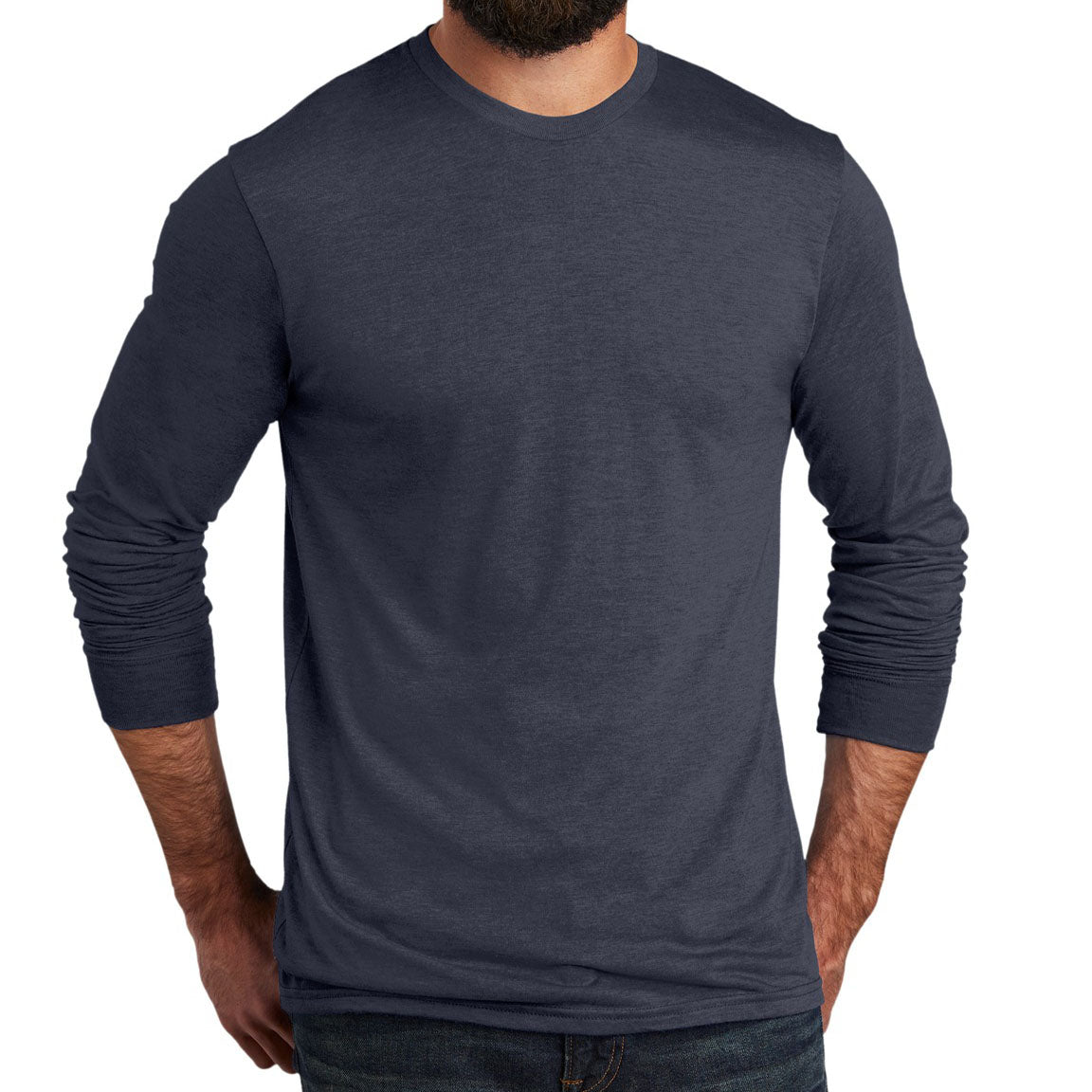 Allmade ® Unisex Tri-Blend Long Sleeve Tee AL6004 (Rebel Blue)