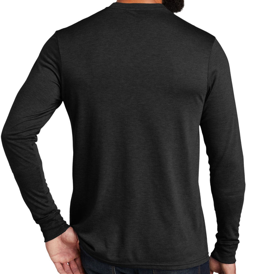 Allmade ® Unisex Tri-Blend Long Sleeve Tee AL6004 (Space Black)