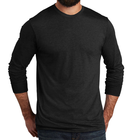Allmade ® Unisex Tri-Blend Long Sleeve Tee AL6004 (Space Black)