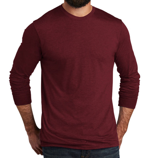 Allmade ® Unisex Tri-Blend Long Sleeve Tee AL6004 (Vino Red)