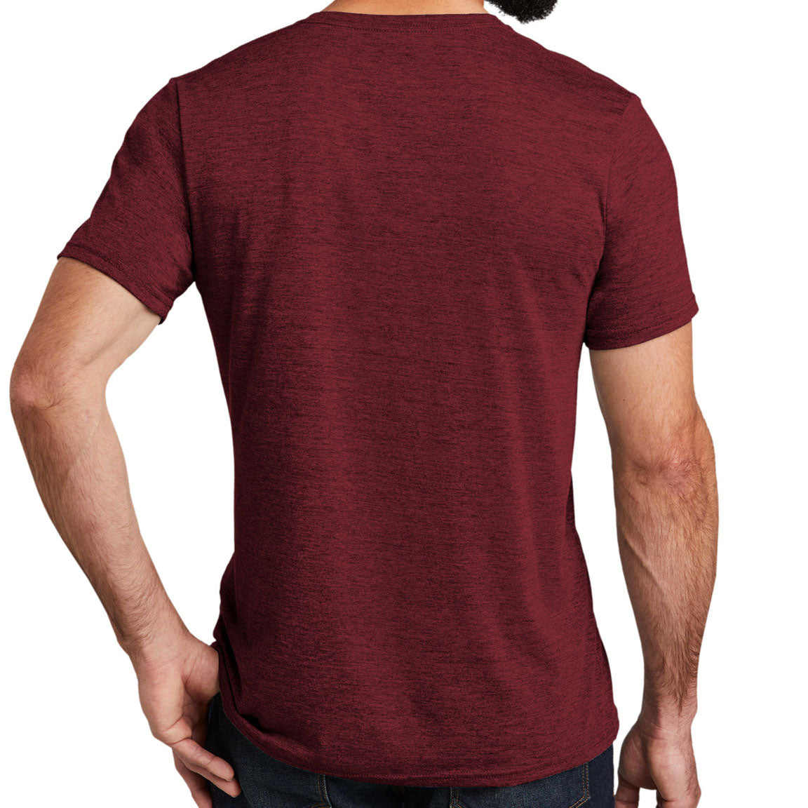 Allmade ® Unisex Tri-Blend V-Neck Tee AL2014 (Vino Red)