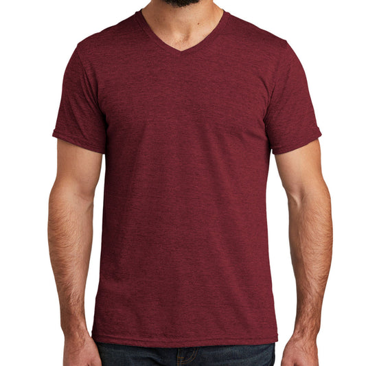 Allmade ® Unisex Tri-Blend V-Neck Tee AL2014 (Vino Red)