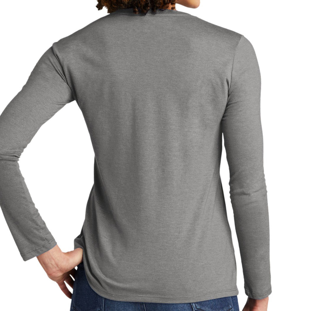 Allmade ®  Women's Tri-Blend Long Sleeve Tee AL6008 (Aluminum Grey)