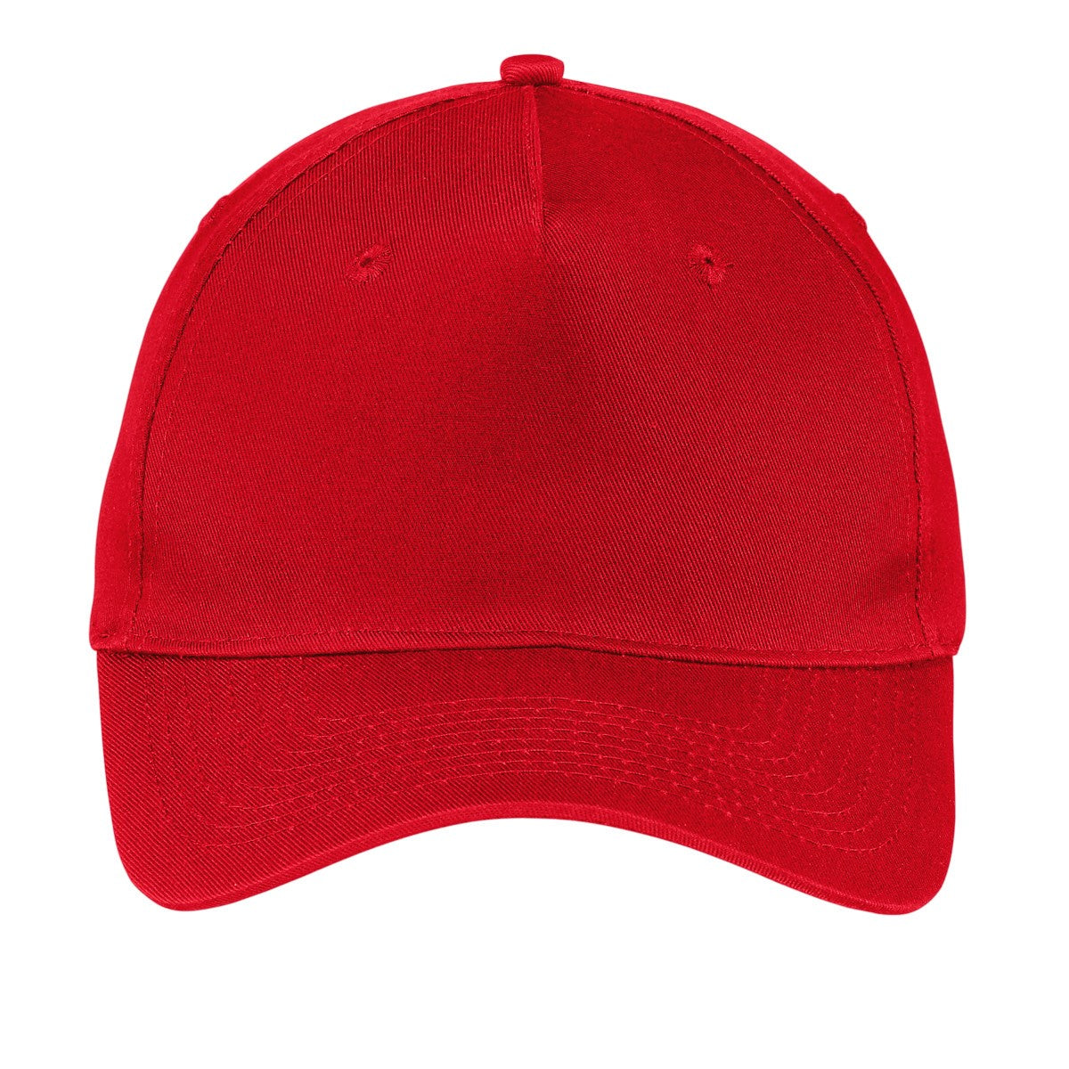 Port & Company®Five-Panel Twill Cap.  CP86 (Red)
