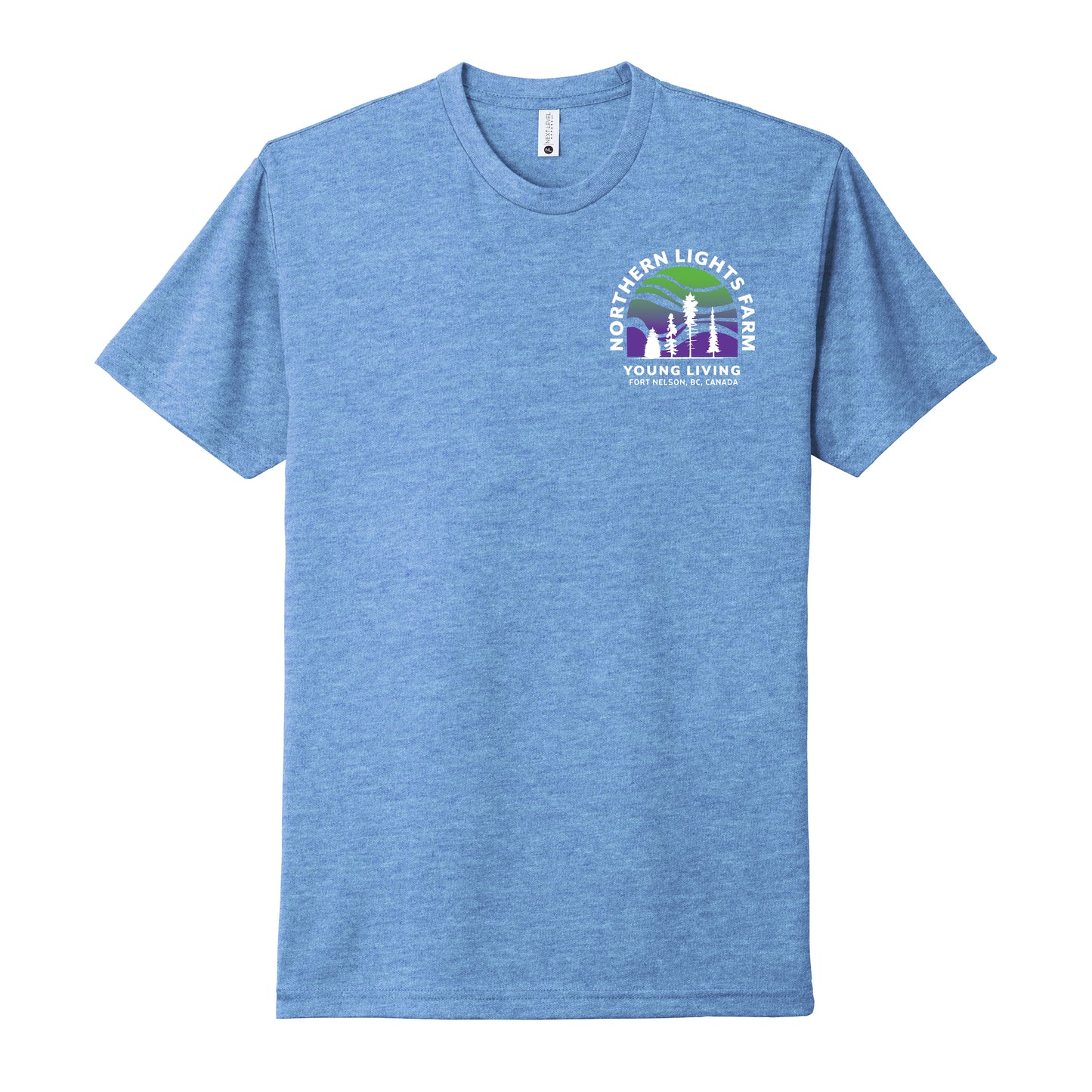 Northern Lights | Heather T-Shirts (Front & Back Logo)
