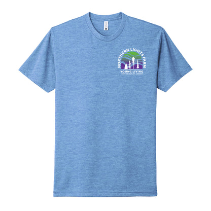 Northern Lights | Heather T-Shirts (Front & Back Logo)