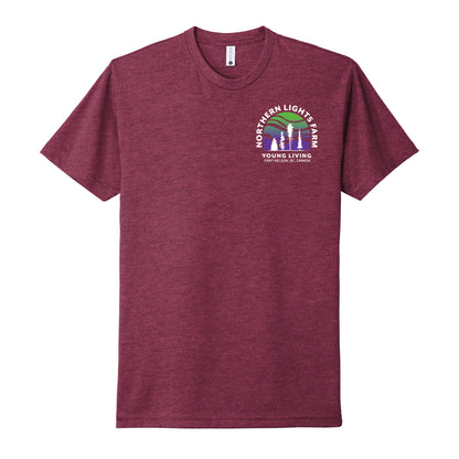 Northern Lights | Heather T-Shirts (Front & Back Logo)