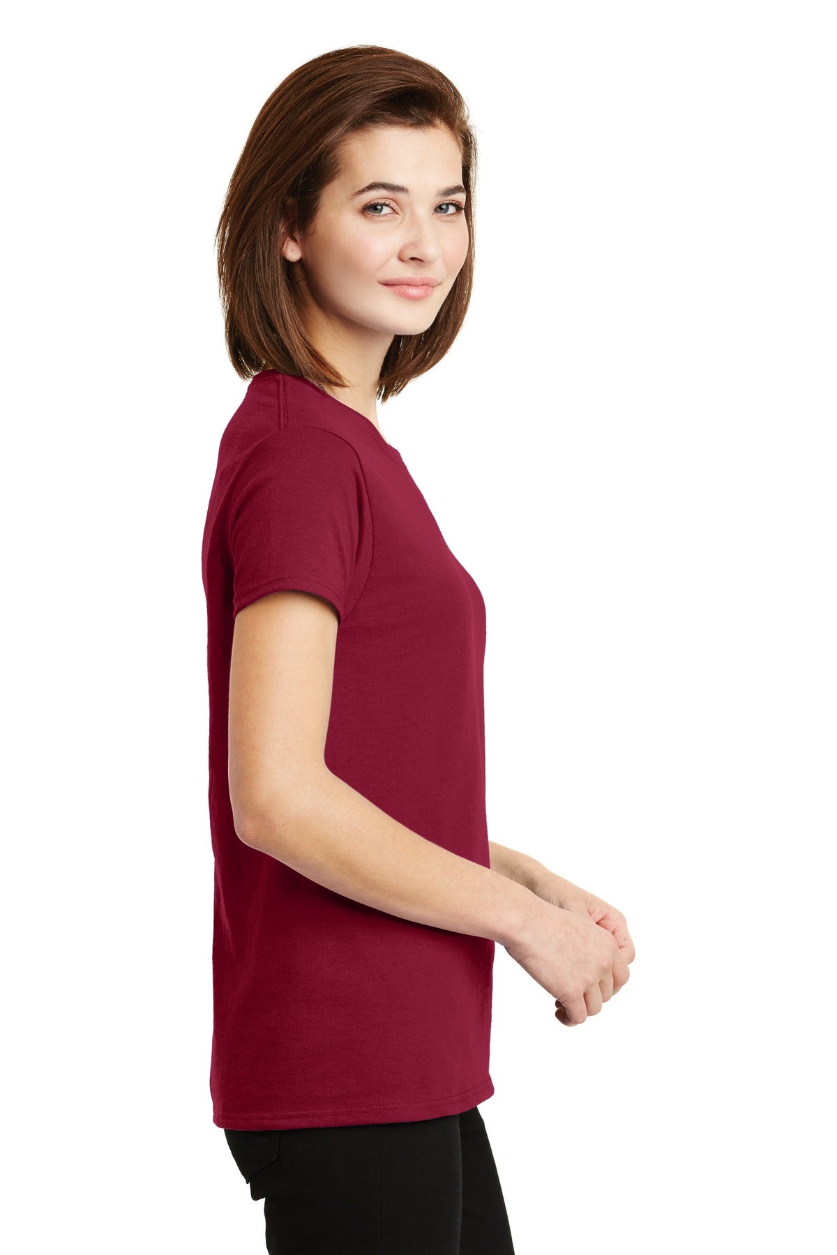 Gildan - Ladies Ultra Cotton 100% US Cotton T-Shirt. 2000L