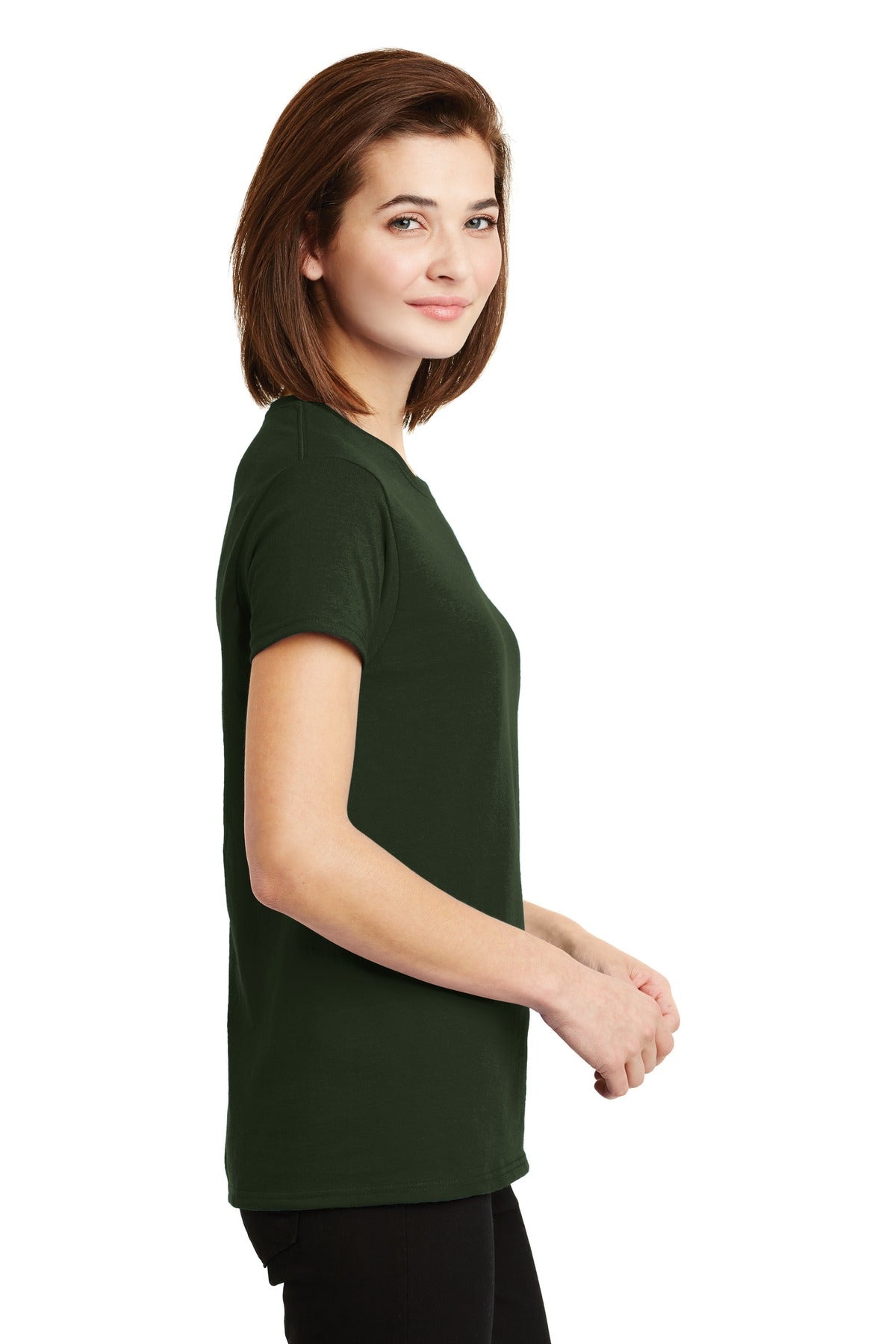 Gildan - Ladies Ultra Cotton 100% US Cotton T-Shirt. 2000L