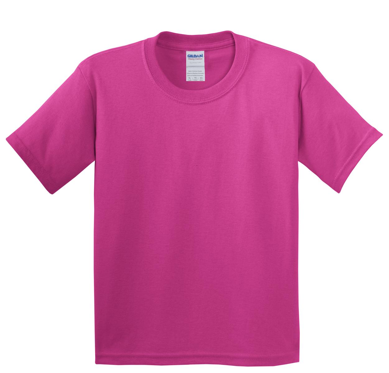 Gildan - Youth Heavy Cotton 100% Cotton T-Shirt. 5000B
