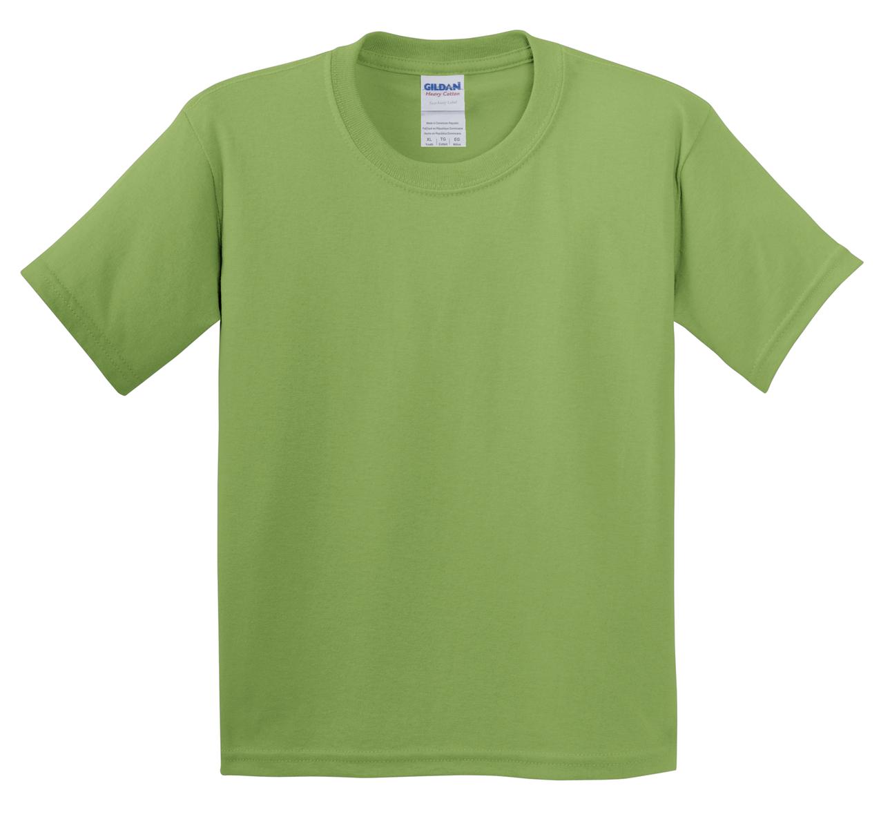 Gildan - Youth Heavy Cotton 100% Cotton T-Shirt. 5000B
