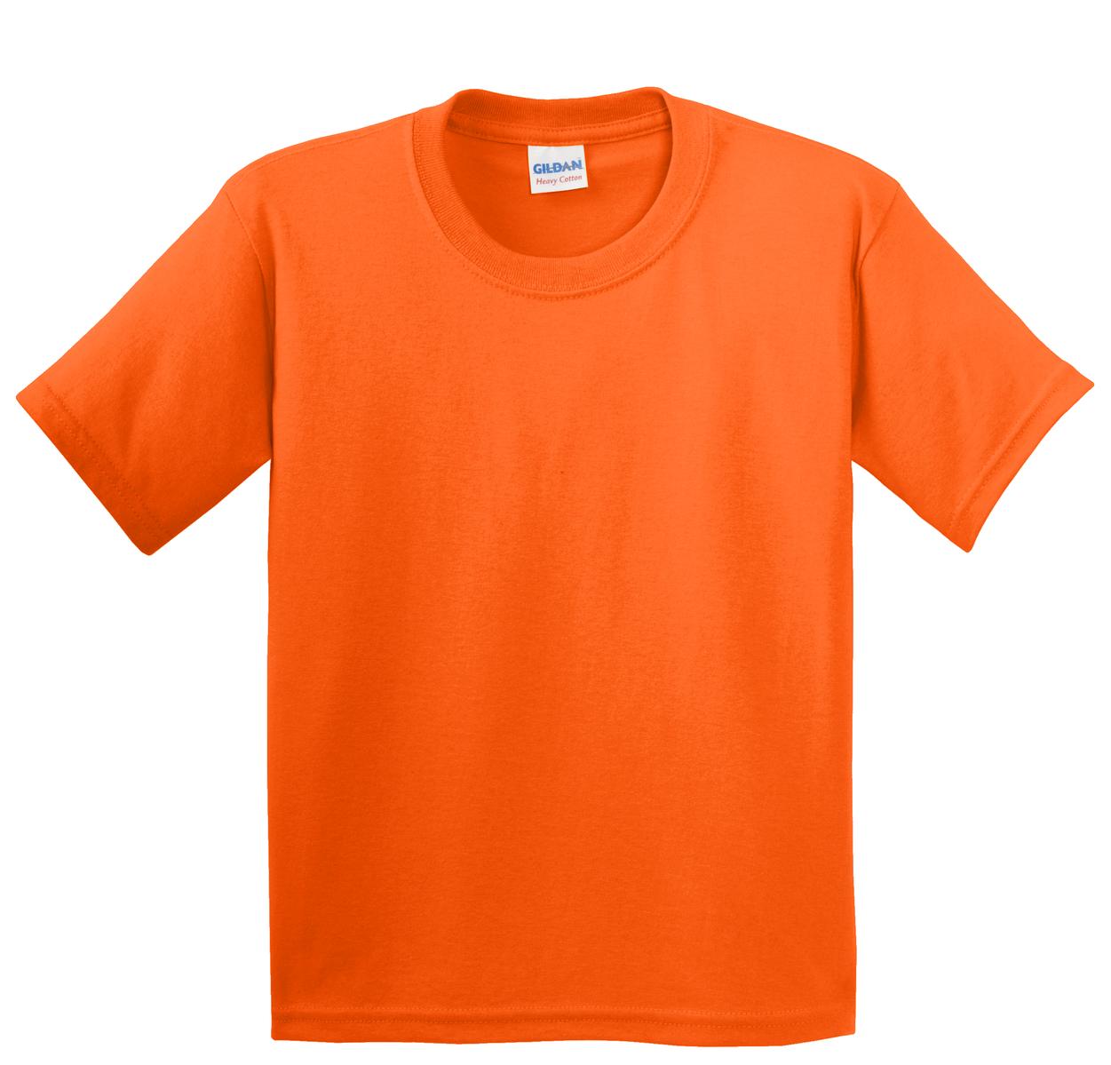 Gildan - Youth Heavy Cotton 100% Cotton T-Shirt. 5000B