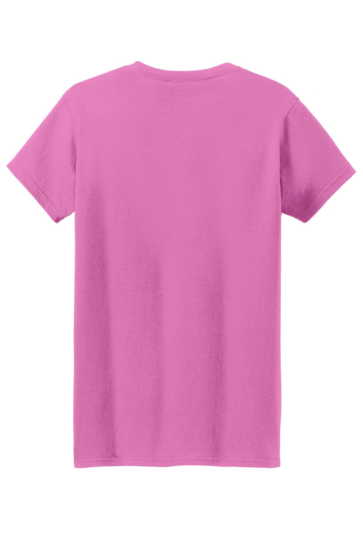Gildan Ladies Heavy Cotton 100% Cotton T-Shirt. 5000L