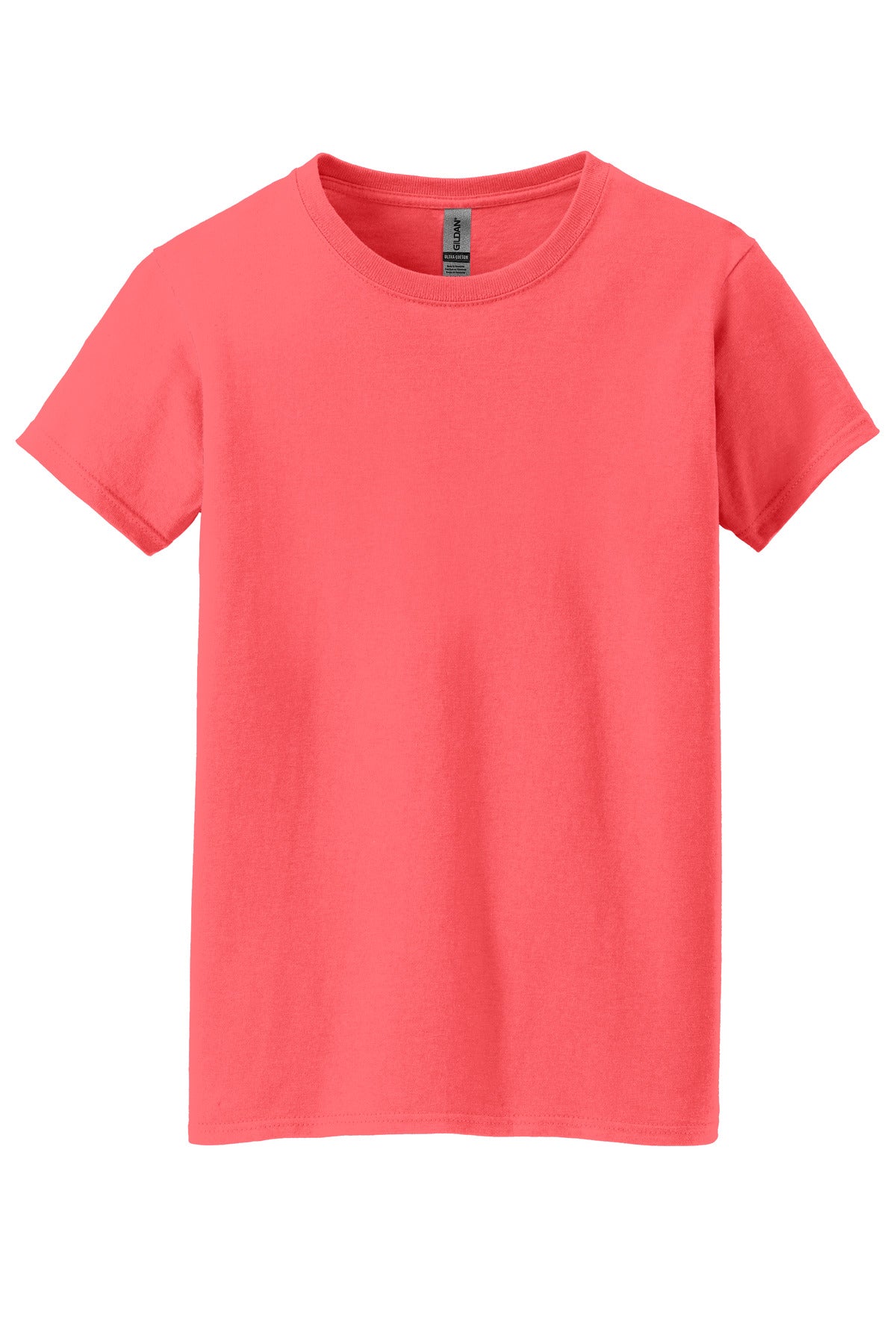 Gildan Ladies Heavy Cotton 100% Cotton T-Shirt. 5000L