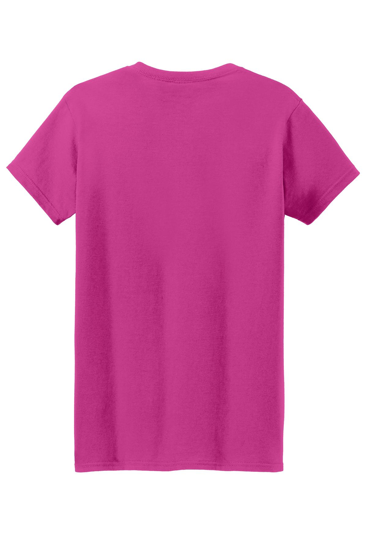 Gildan Ladies Heavy Cotton 100% Cotton T-Shirt. 5000L