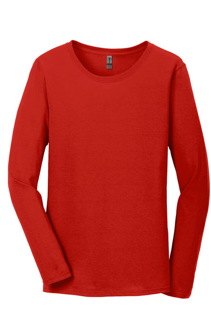 Gildan Ladies Heavy Cotton 100% Cotton Long Sleeve T-Shirt. 5400L