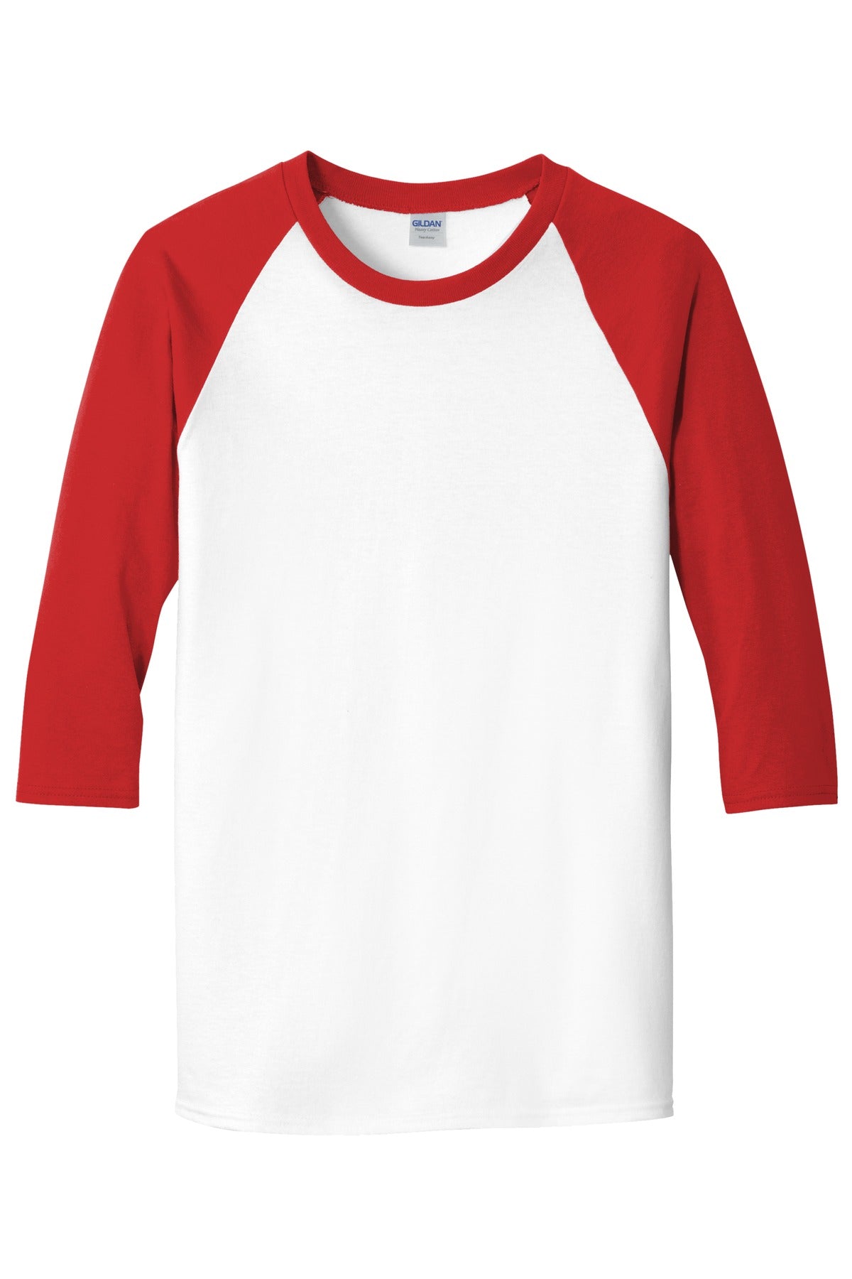 Gildan Heavy Cotton 3/4-Sleeve Raglan T-Shirt. 5700