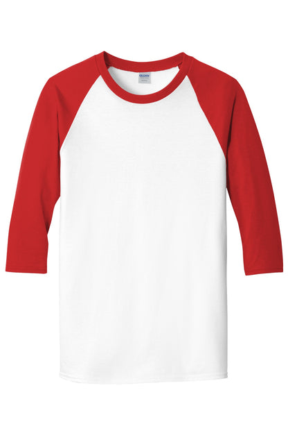 Gildan Heavy Cotton 3/4-Sleeve Raglan T-Shirt. 5700