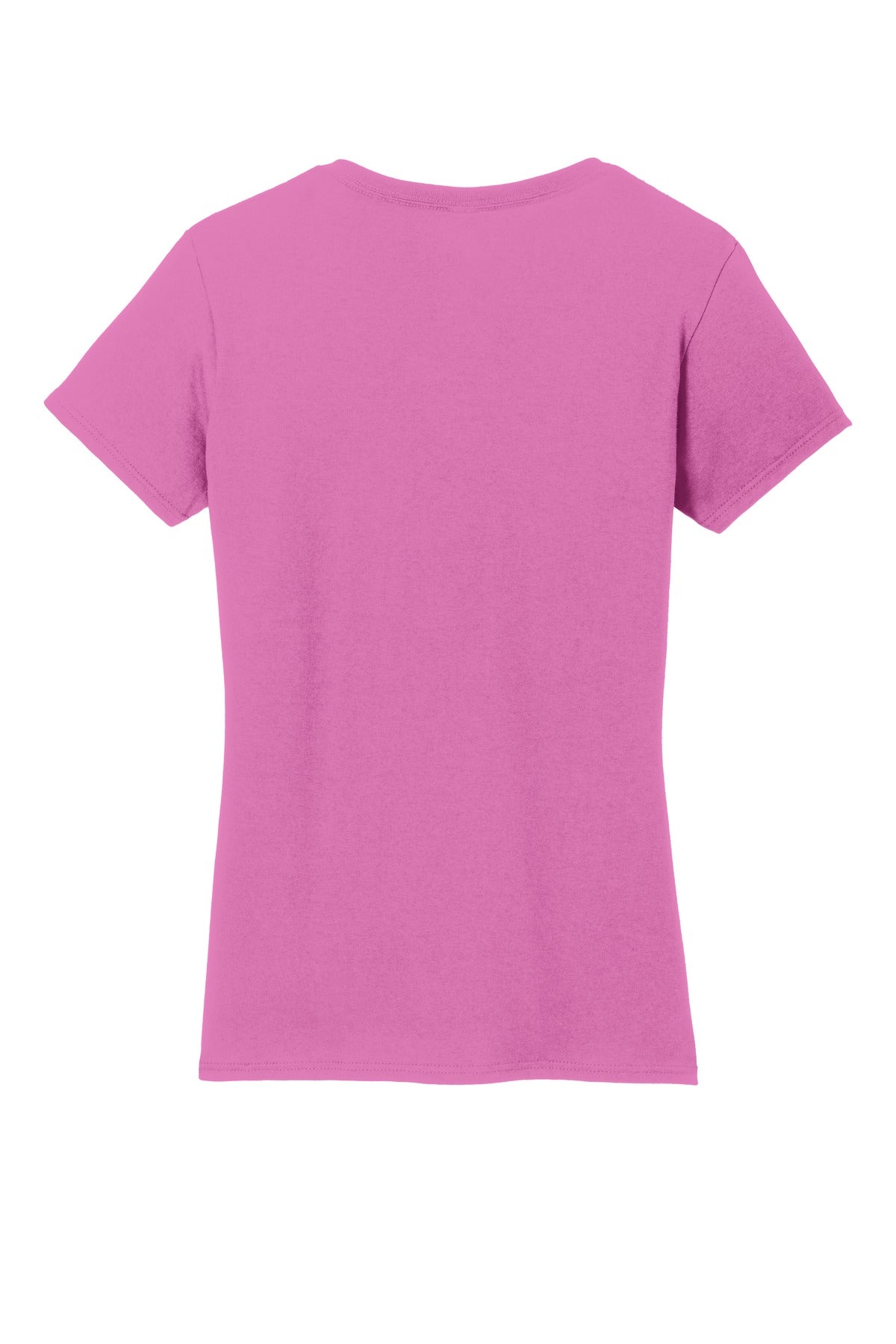 Gildan Ladies Heavy Cotton 100% Cotton V-Neck T-Shirt. 5V00L