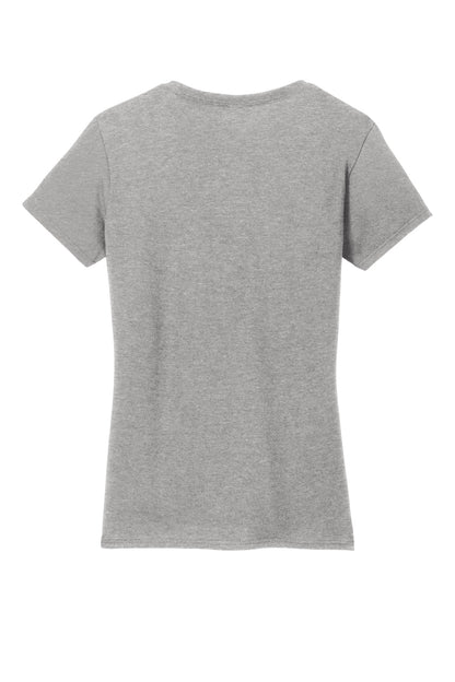 Gildan Ladies Heavy Cotton 100% Cotton V-Neck T-Shirt. 5V00L
